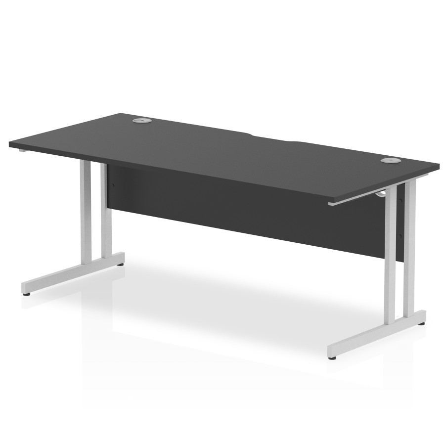 Rayleigh Black Series Straight Cantilever Desk